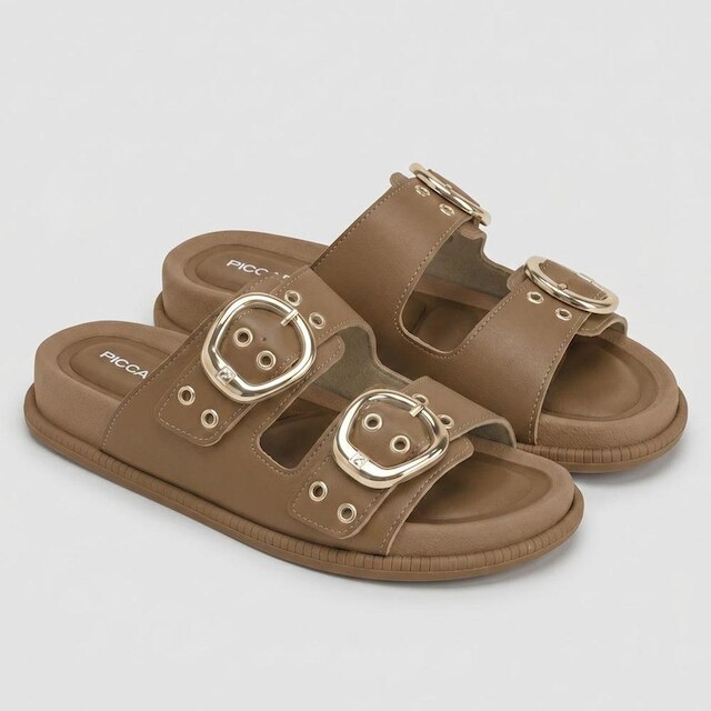 Tamanco Feminino Piccadilly 480008-1 Mascavo