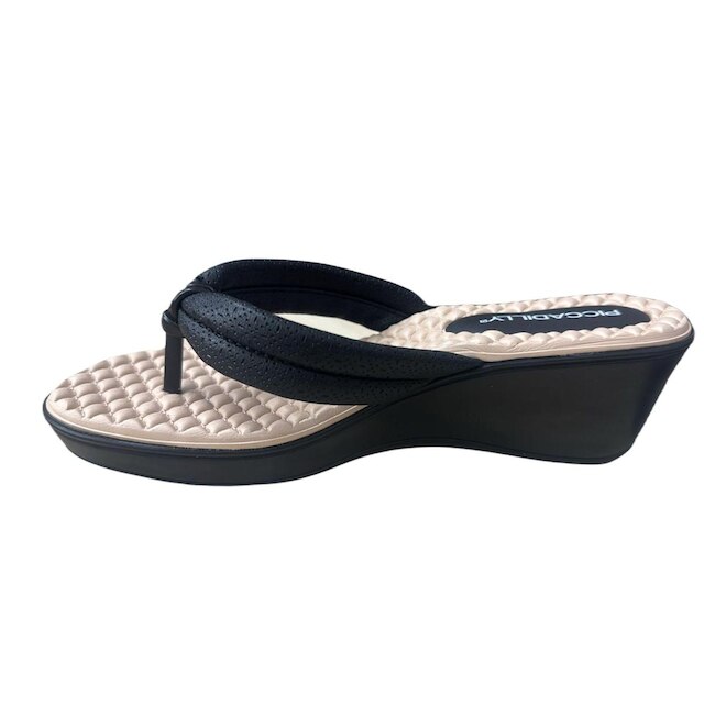 Tamanco Feminino Piccadilly Anabela Dedo Chinelo 540364