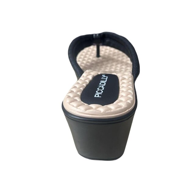 Tamanco Feminino Piccadilly Anabela Dedo Chinelo 540364