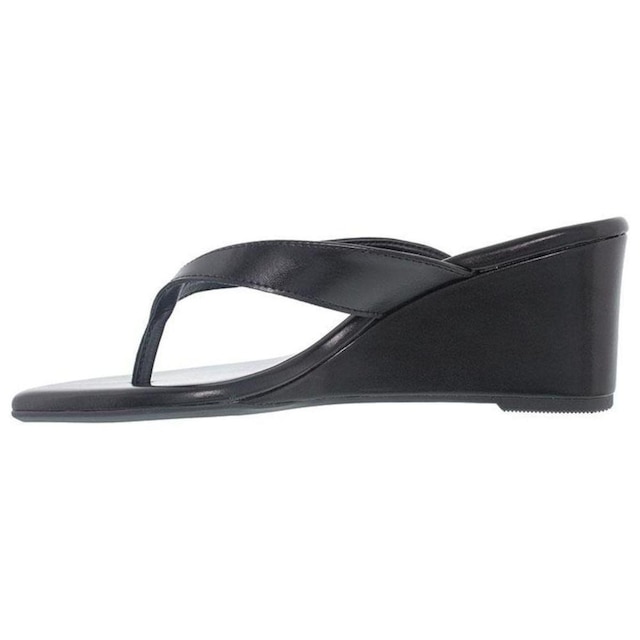 Tamanco Feminino Salto Anabela Napa Madri Preto Beira Rio 8597.101