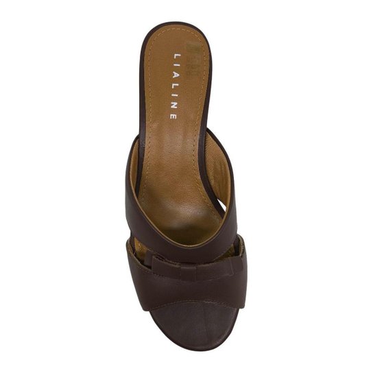 Tamanco Feminino Salto Médio Bloco Confortavel Leve Lia Line