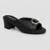 Tamanco Feminino Salto Medio Joanete Piccadilly 566088 Preto - Preto