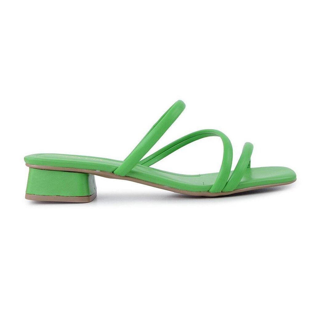 Tamanco Feminino Sua Cia Salto Bloco Verde - 8291