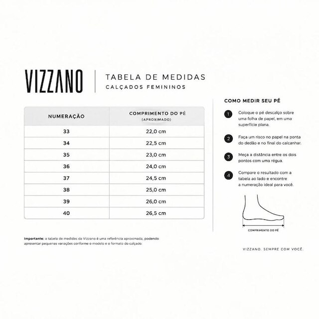 Tamanco Feminino Vizzano Tira Larga Tramada Marrom 6506.133