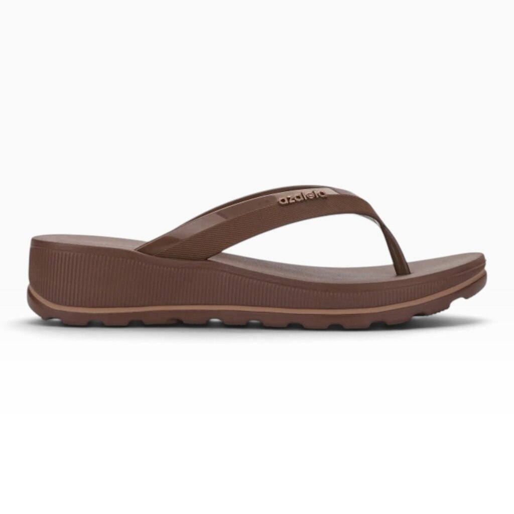 TAMANCO GRENDENE FEMININO AZALEIA FABI LIGHT LINE 18908 MARROM