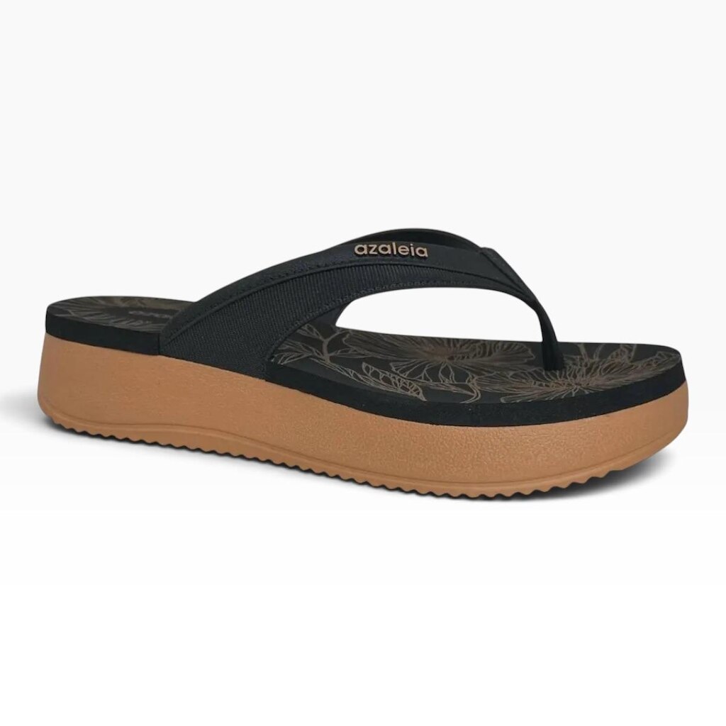 TAMANCO GRENDENE FEMININO AZALEIA MARIA CASUAL 19180 PRETO