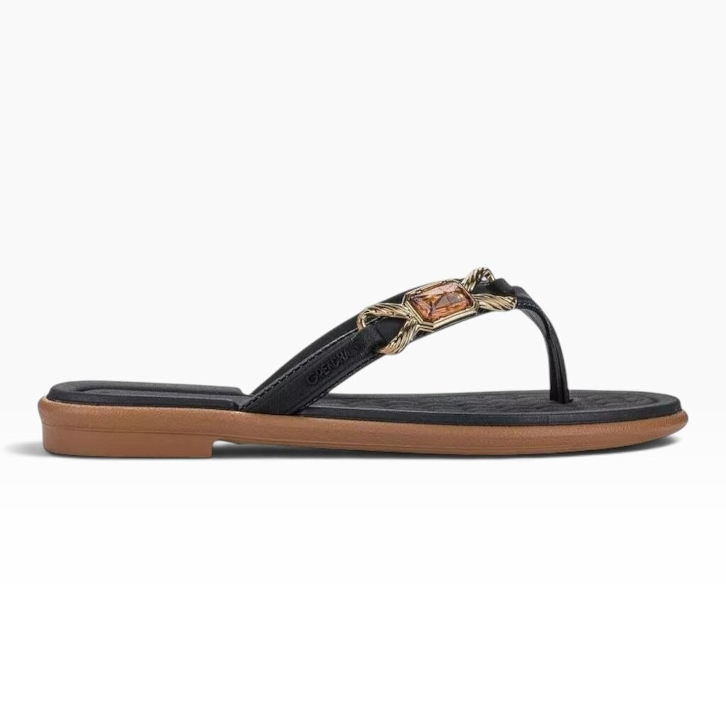 TAMANCO GRENDENE FEMININO GRENDHA MAIS CONFORTO ACONCHEGO CASUAL 19445 PRETO