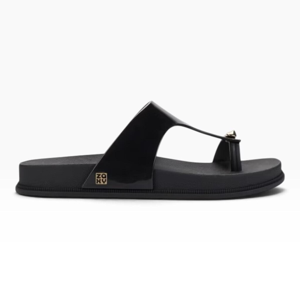TAMANCO GRENDENE FEMININO ZAXY BUZZ CASUAL 19437 PRETO