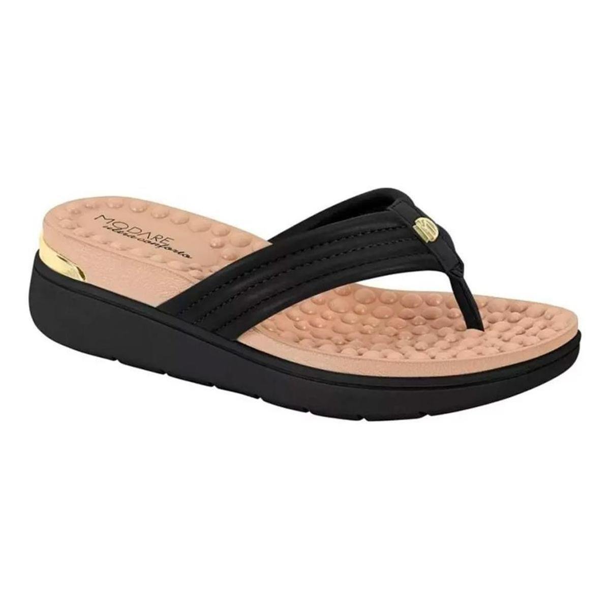Tamanco Modare Ultraconforto Feminino Ortopedico Massageador - Preto - 35 Menor preço em Tamanco Modare Ultraconforto Feminino Ortopedico Massageador - Preto - 35