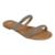 Tamanco Moleca Flat Strass 5557.100 Cristal Nude - Nude