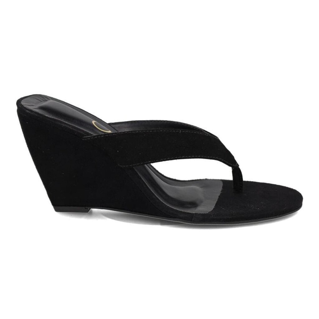 Tamanco Mule OSC Anabela Nobuck Feminino