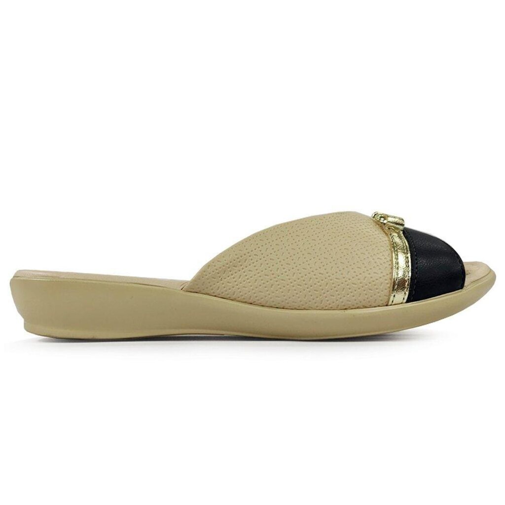 Tamanco Piccadilly Joanete Conforto Salto Baixo Brule 500404