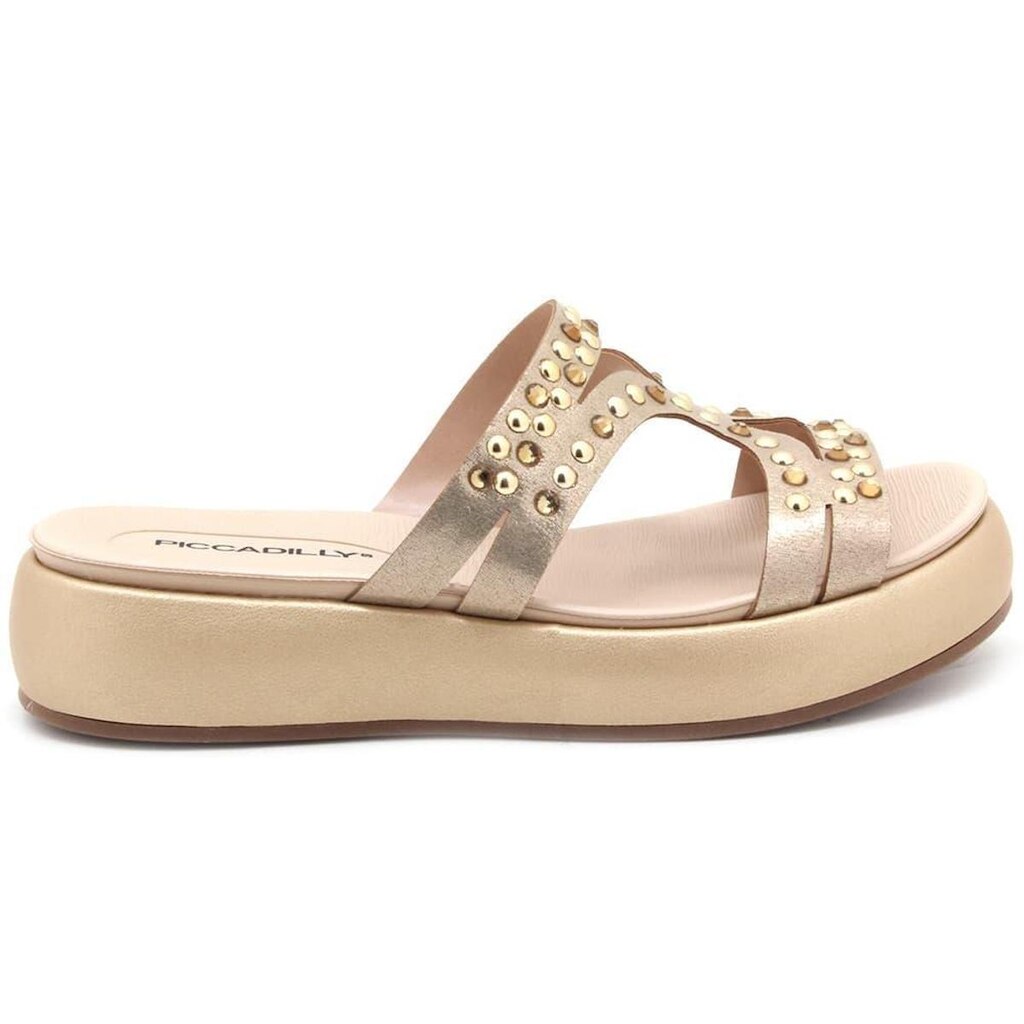 Tamanco Piccadilly Sol Anabela Glow Wide Fit Calce Fácil Feminino 459025