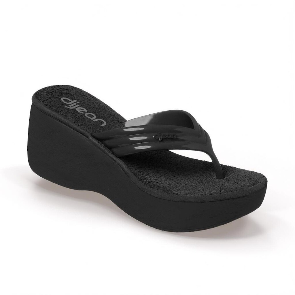 Tamanco Plataforma Dijean Feminino 3276 - Preto