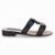 Tamanco Salto Baixo Widefit Piccadilly 590067 Feminino - Preto - Preto