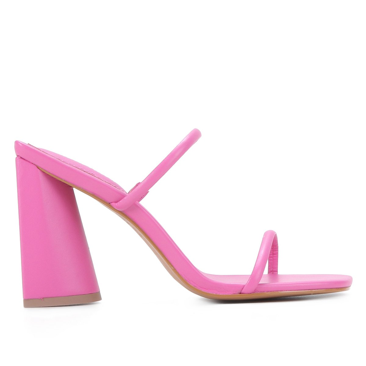 Tamanco Santa Lolla Salto Grosso Alto Liso - Rosa | Zattini