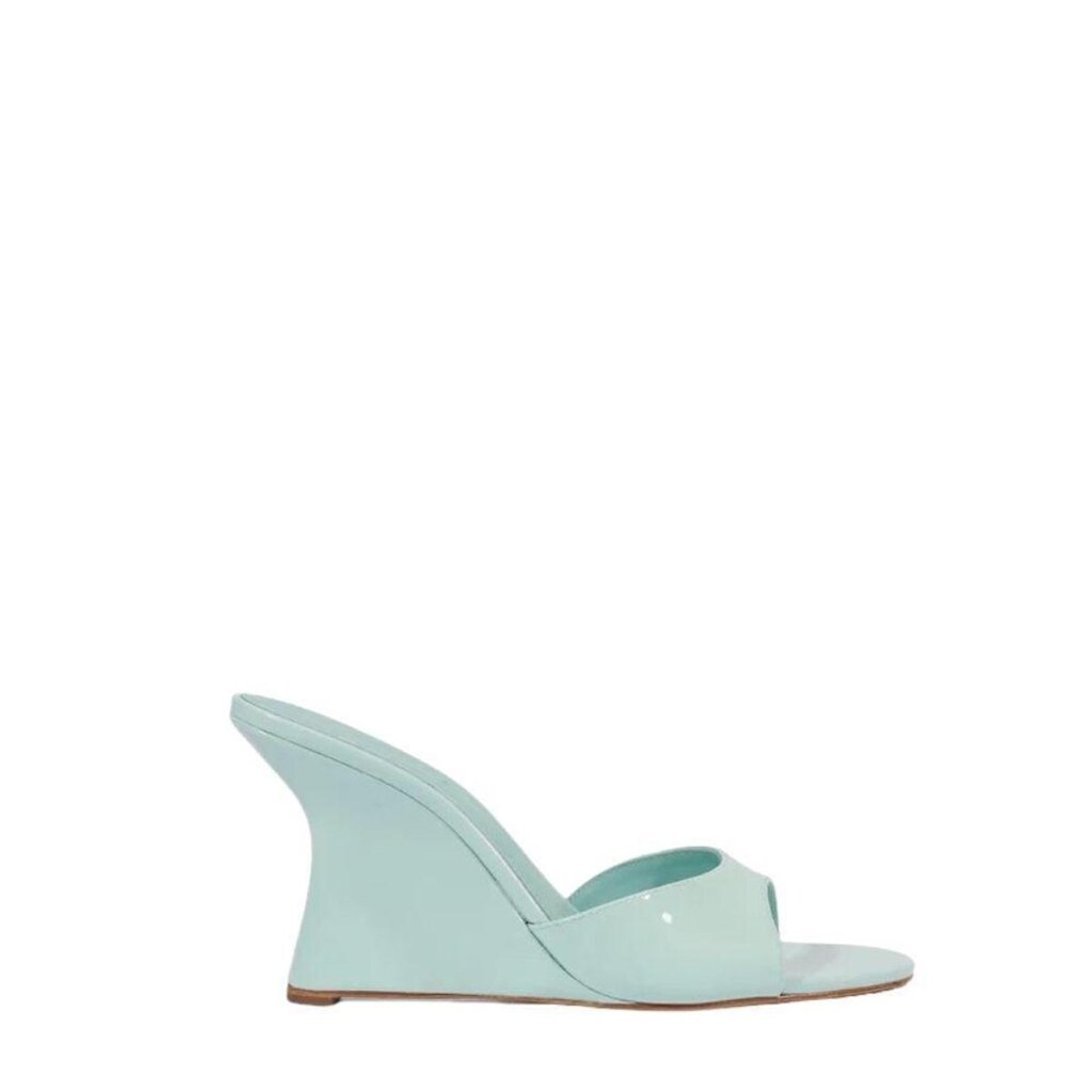 Tamanco Schutz Anabela Pattie Azul