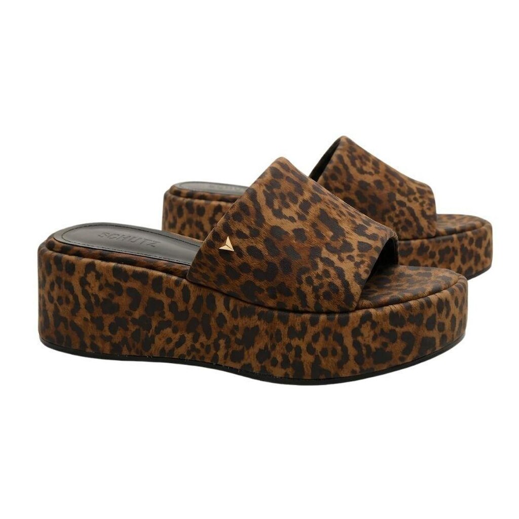 TAMANCO SCHUTZ ANIMAL PRINT FLATFORM FEMININO S224900033