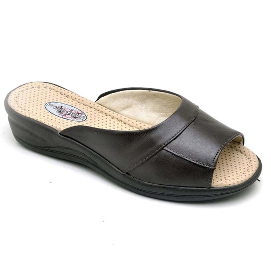 Tamanco Top Franca Shoes Conforto Feminino - Preto