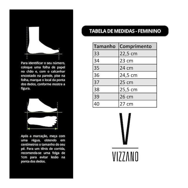 Tamanco Vizzano Feminino Tiras Duplas Salto Bloco 6530.103