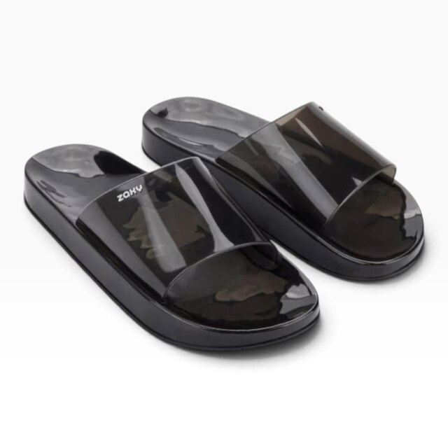 TAMANCO ZAXY FEMININA JELLY CASUAL 19546 PRETO