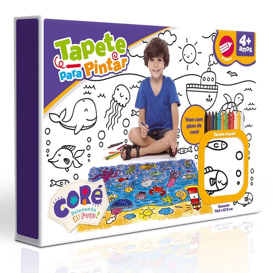 Tapete de Atividades - Tapete para Pintar Coré - Toyster - Incolor