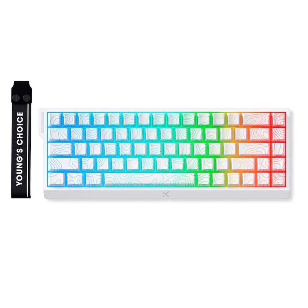 Teclado Magnético Gamer MCHOSE Ace 68 Hall Effect, RGB, Switch Magnético Uranus eSports, Topográfico