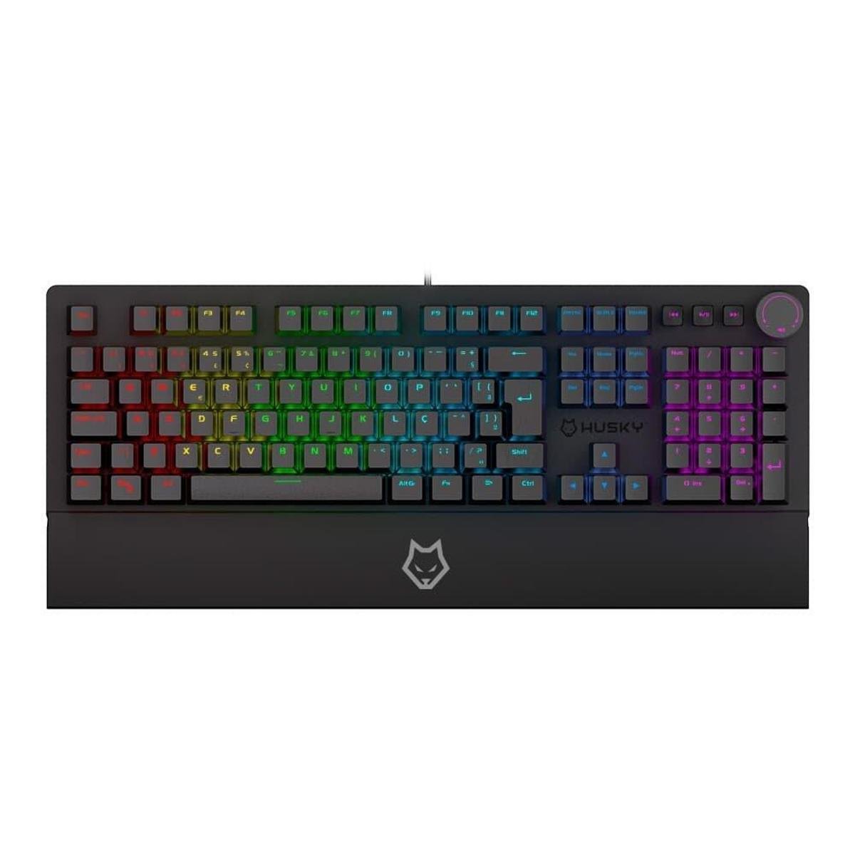 Teclado Mecânico Gamer Husky Anchorage Full Size, RGB, Switch Gateron EF Brown, ABNT2, - HTG200PTMA Menor preço em Teclado Mecânico Gamer Husky Anchorage Full Size, RGB, Switch Gateron EF Brown, ABNT2, - HTG200PTMA