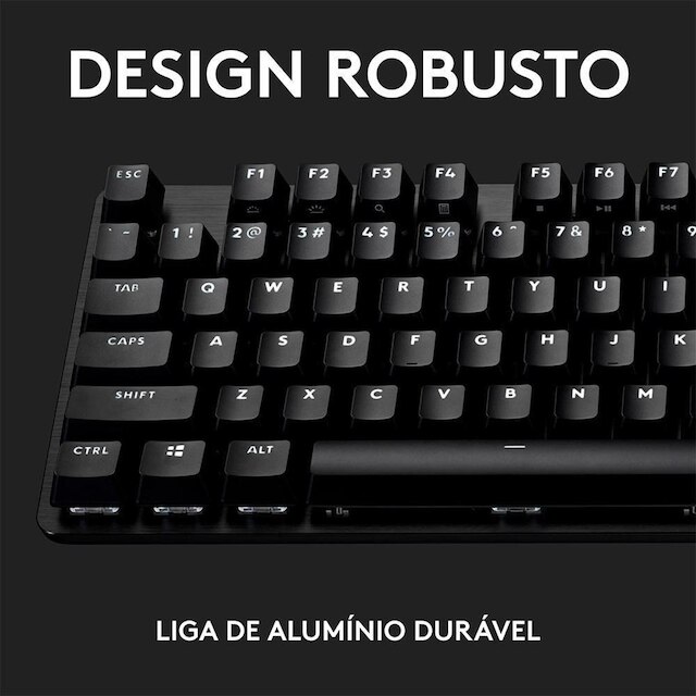 Teclado Mecânico Gamer Logitech G G413 SE, USB, Anti-Ghosting, ABNT2, Preto - 920-010554