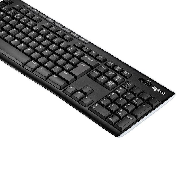 Teclado sem fio Logitech K270 com Teclas de Mídia, Conexão USB, Pilhas Inclusas - 920-004427