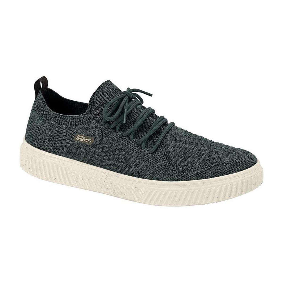 Tênis Actvitta Sapatênis Casual Masculino- Verde/ Grafite Menor preço em Tênis Actvitta Sapatênis Casual Masculino- Verde/ Grafite