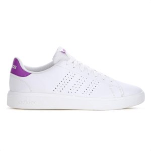 Imagem Tênis Adidas Advantage Base 2.0 Branco e Roxo - Feminino