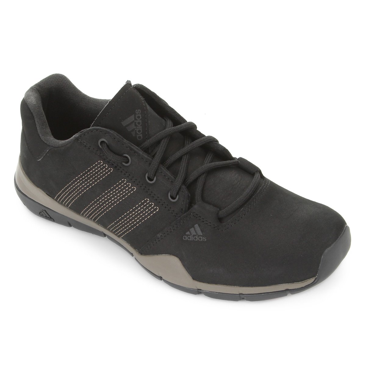 tenis adidas couro marrom