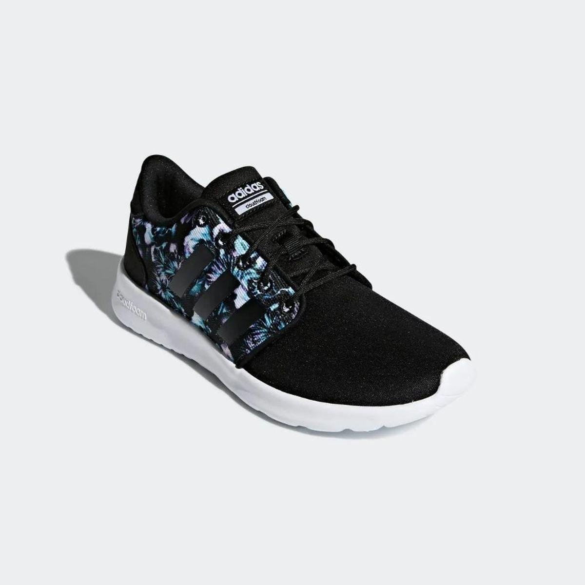 Tênis Adidas CF QT Racer Feminino Preto Zattini