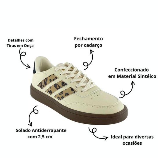 Tênis Adidas Feminino Courtblock Onça JL4755