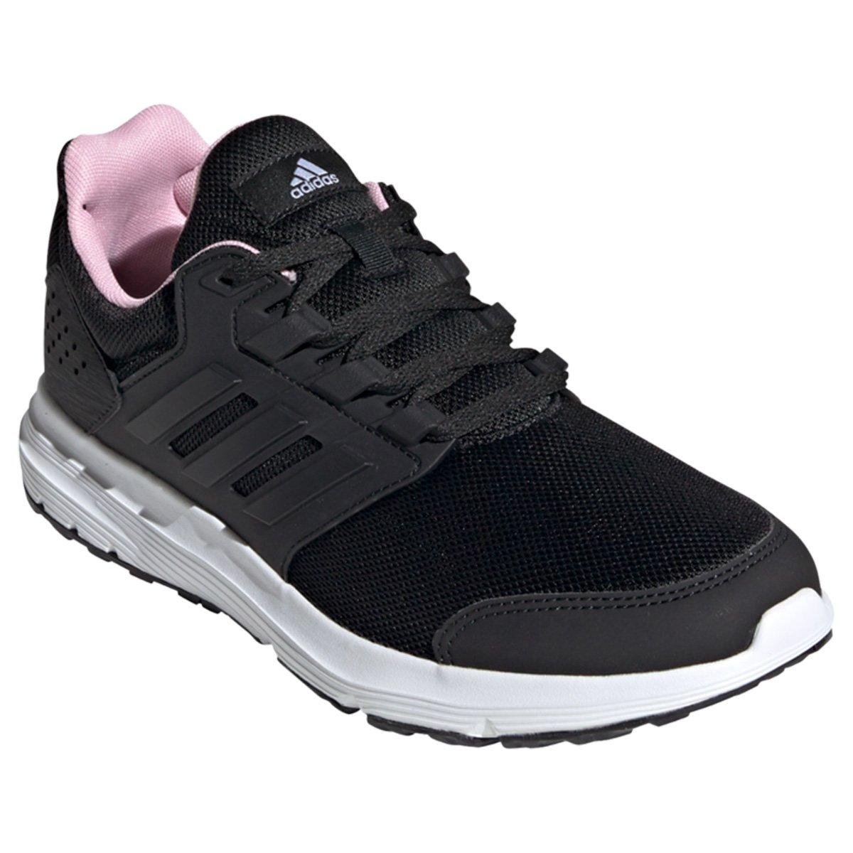 Tênis Adidas Galaxy 4 Feminino - Preto Menor preço em Tênis Adidas Galaxy 4 Feminino - Preto