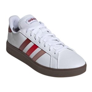 Imagem Tênis Adidas Grand Court Base 2.0 Masculino - Branco e Vermelho 45