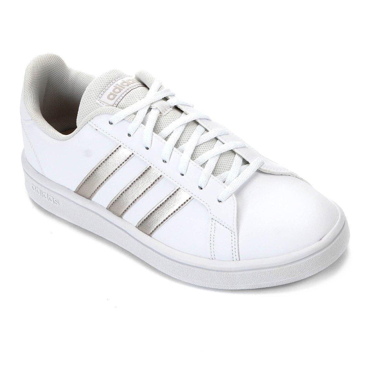 Tênis Adidas Grand Court Base Feminino - Branco é ruim? Tênis Adidas Grand Court Base Feminino - Branco é boa?