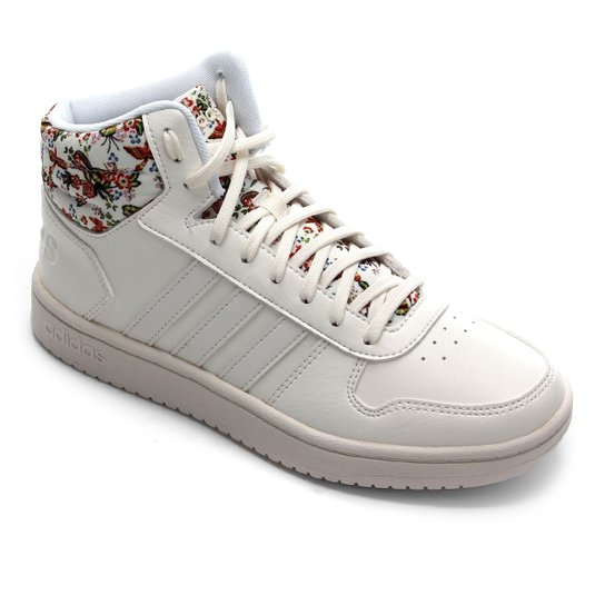 Tênis Feminino Tenis Florido Adidas Tênis Adidas Hoops Farm Mid 20