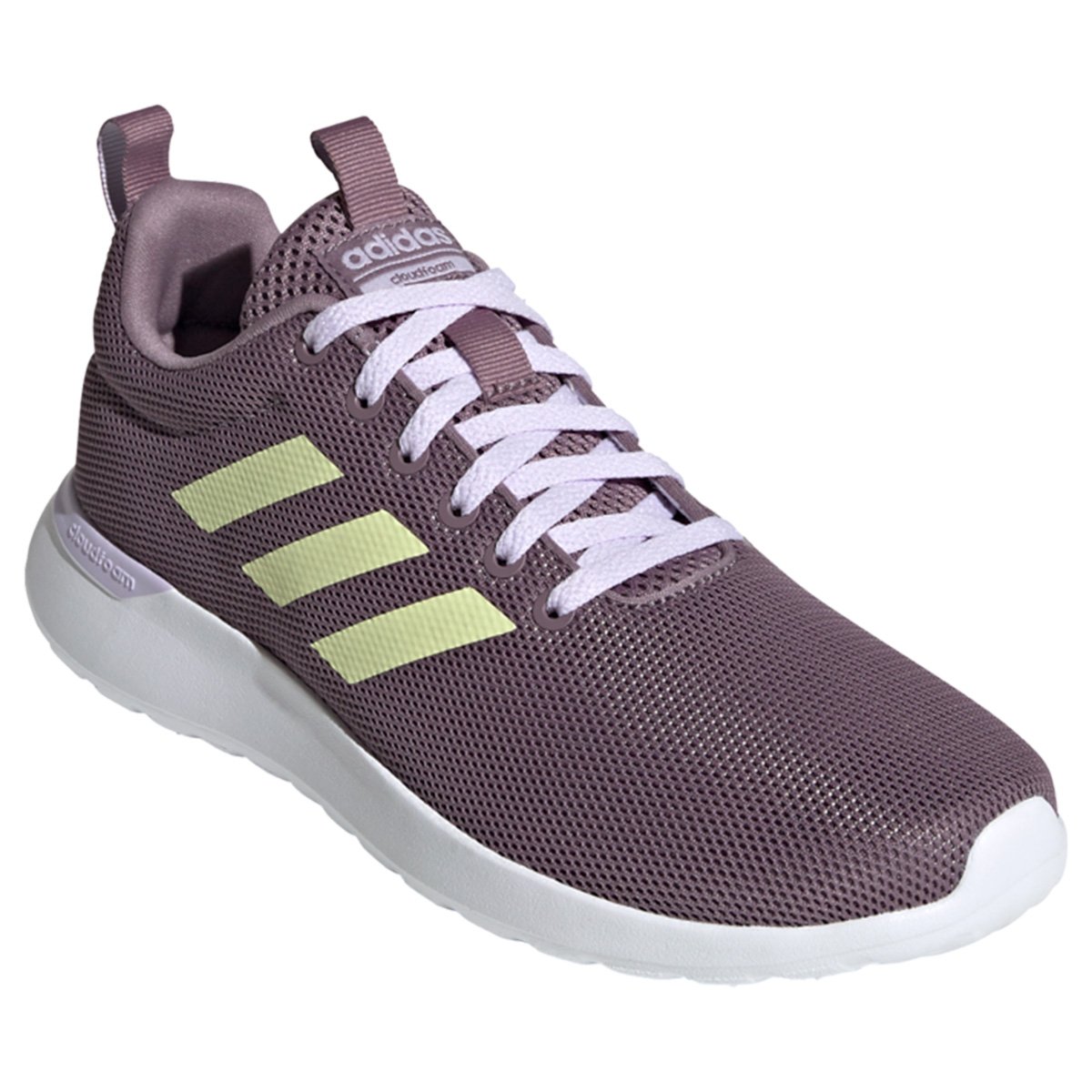 Tênis Adidas Lite Racer CLN Feminino - Roxo+Amarelo é ruim? Tênis Adidas Lite Racer CLN Feminino - Roxo+Amarelo é boa?
