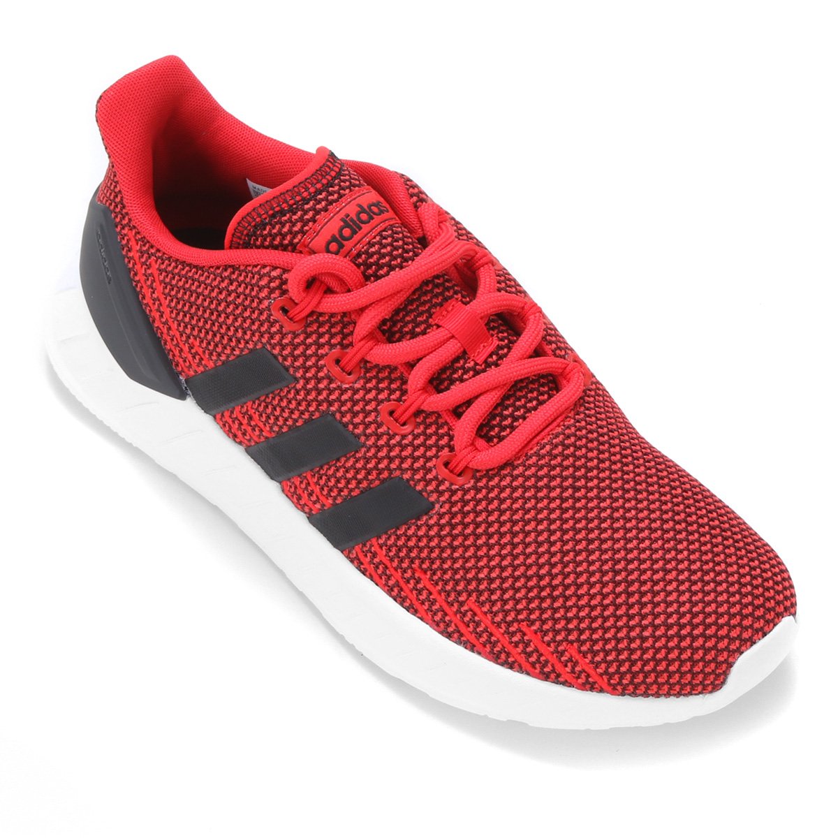 Tênis Adidas Questar Flow Nxt Masculino - Vermelho+Preto Menor preço em Tênis Adidas Questar Flow Nxt Masculino - Vermelho+Preto