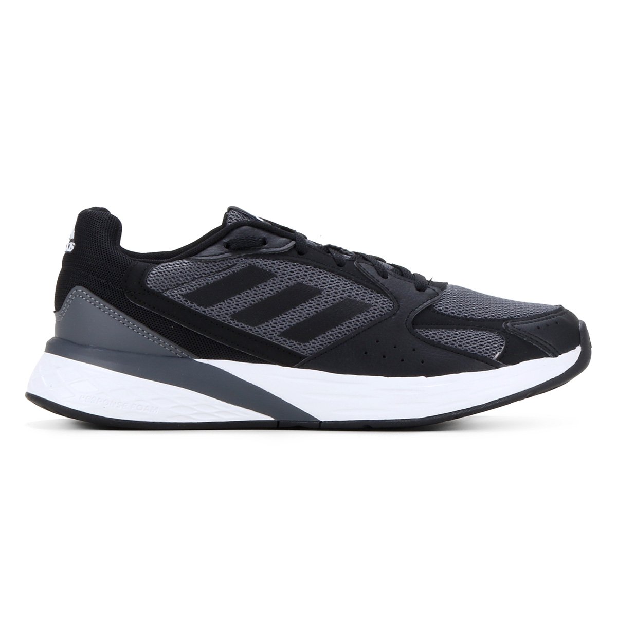 Tênis Adidas Response Classic Feminino - Cinza Menor preço em Tênis Adidas Response Classic Feminino - Cinza