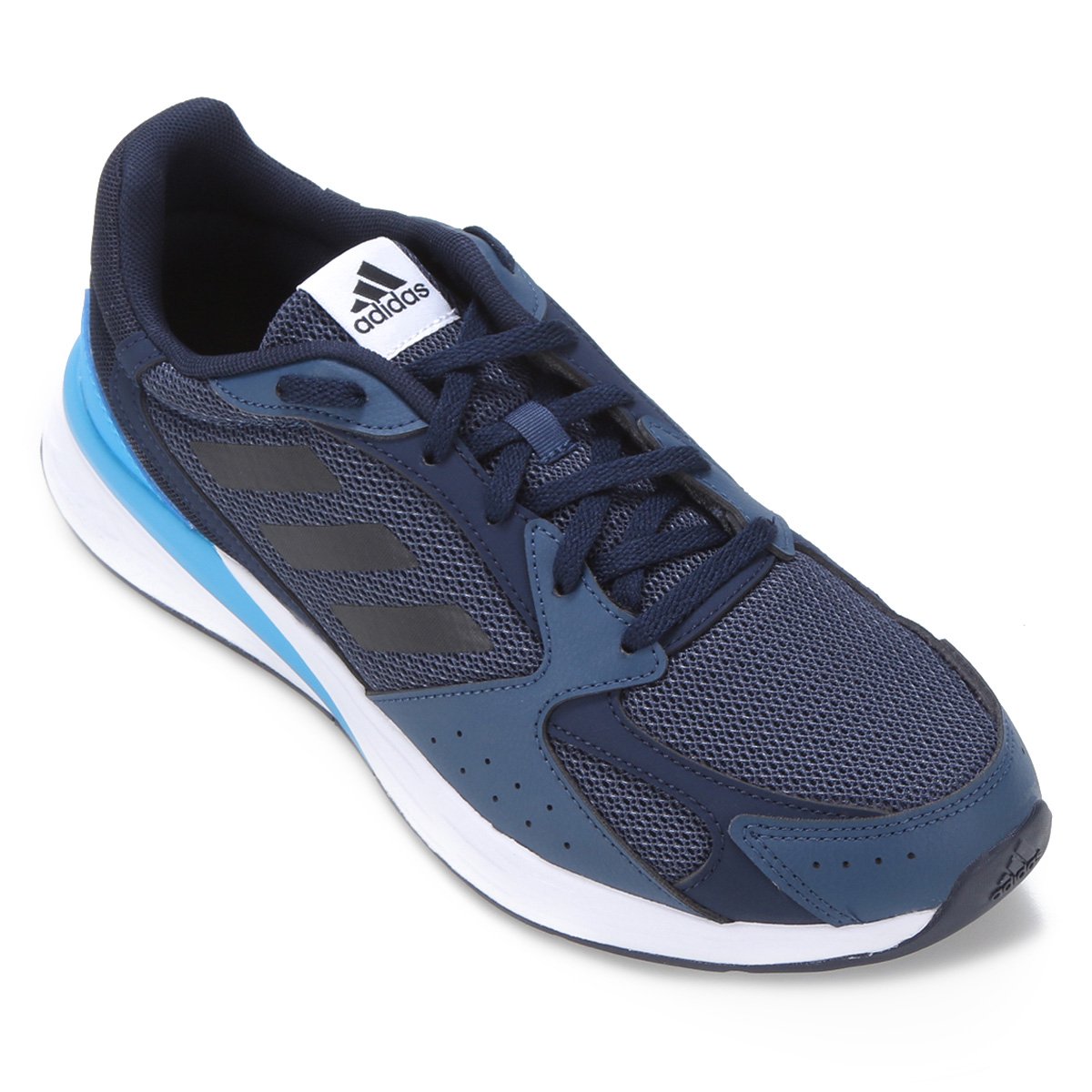 Tênis Adidas Response Classic Masculino - Marinho+Branco Menor preço em Tênis Adidas Response Classic Masculino - Marinho+Branco