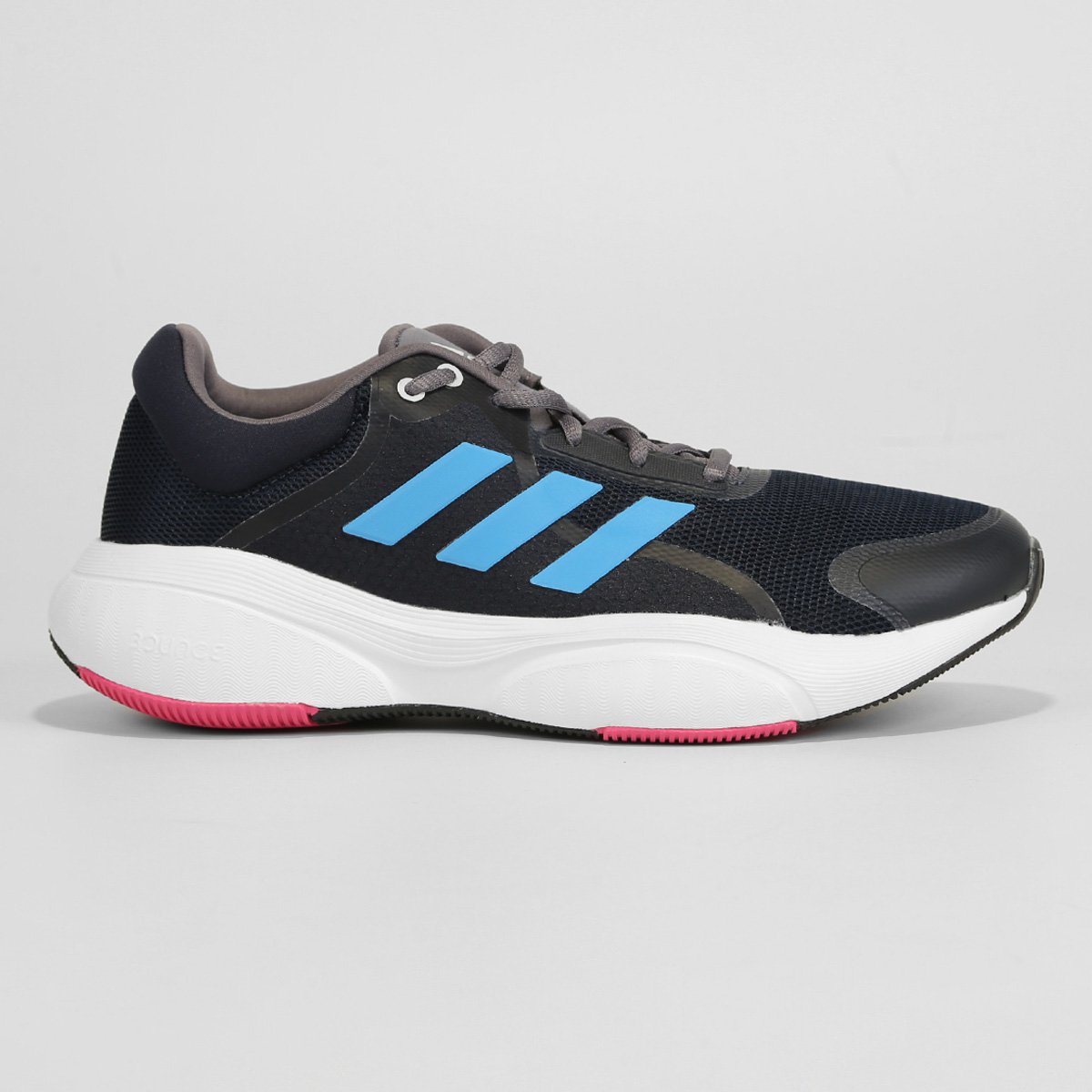 Tênis Adidas Response Masculino - Chumbo+Azul Menor preço em Tênis Adidas Response Masculino - Chumbo+Azul