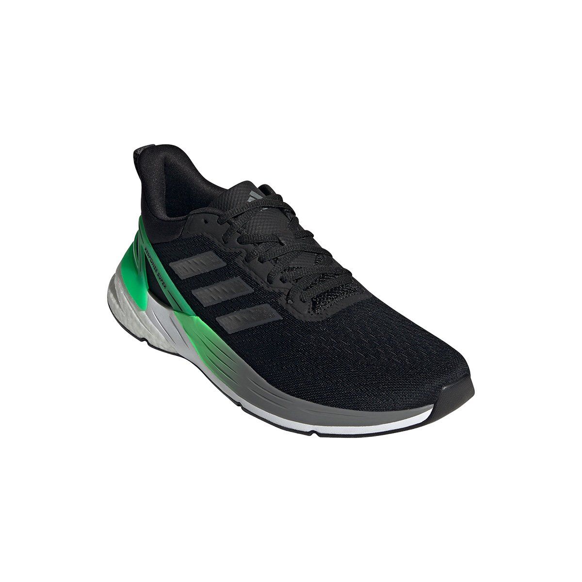 Tênis Adidas Response Super Boost 2.0 Masculino - Preto+verde Menor preço em Tênis Adidas Response Super Boost 2.0 Masculino - Preto+verde