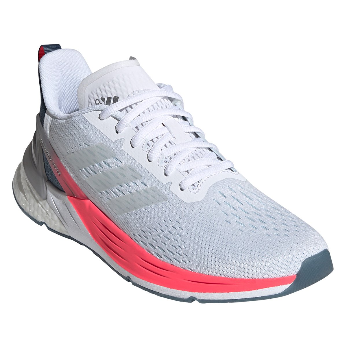Tênis Adidas Response Super Boost Feminino - Branco+prata Menor preço em Tênis Adidas Response Super Boost Feminino - Branco+prata