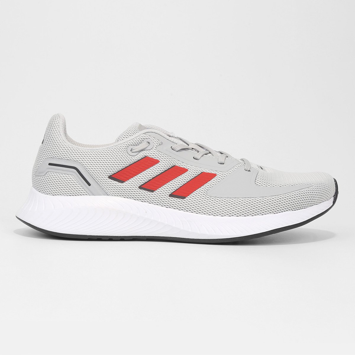 Tênis Adidas Runfalcon 2.0 Masculino - Cinza+Vermelho Menor preço em Tênis Adidas Runfalcon 2.0 Masculino - Cinza+Vermelho
