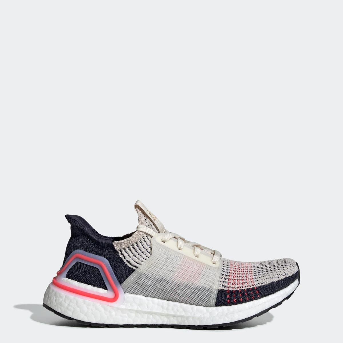Tênis Adidas Ultraboost 19 Feminino - Cinza+Rosa Menor preço em Tênis Adidas Ultraboost 19 Feminino - Cinza+Rosa