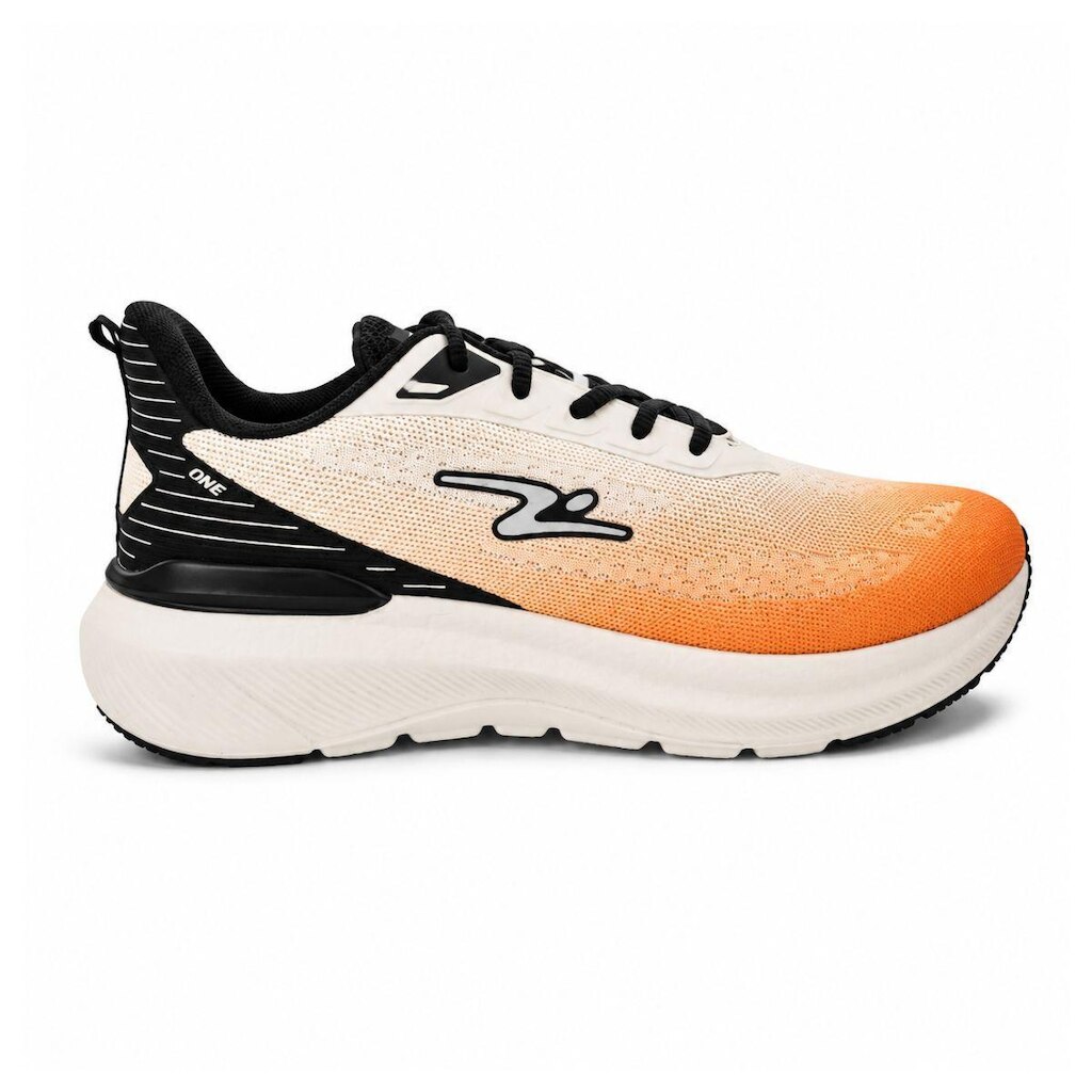 Tênis Adrun Run One Bege e Laranja
