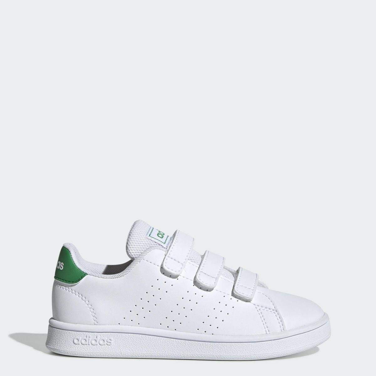 tenis adidas feminino branco com verde